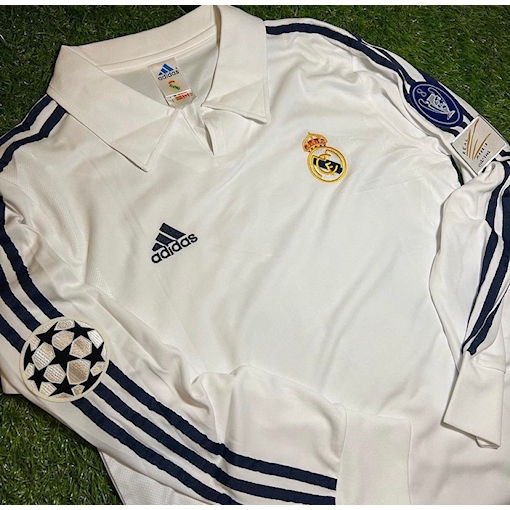 Picture of Real Madrid 01/02 Home Zidane Long - Sleeve