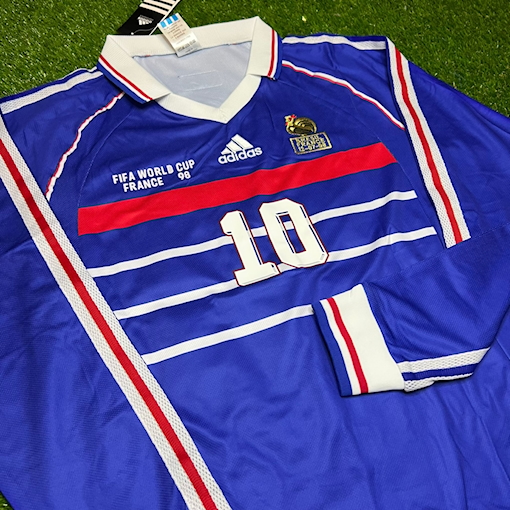 Picture of France 1998 Home Zidane Long-sleeve