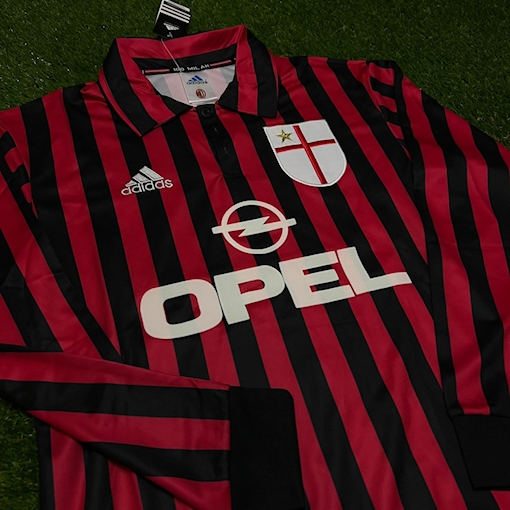 Picture of Ac Milan 99/00 Home Maldini Long-sleeve