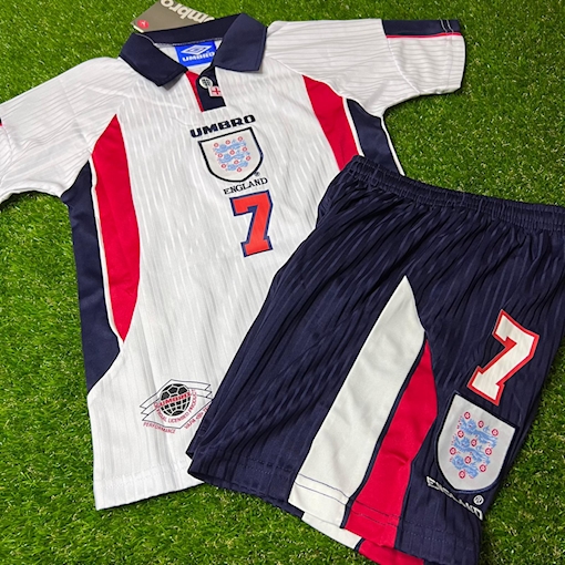 Picture of England 1998 Home Beckham Kids