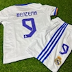 Picture of Real Madrid 21/22 Home Final Benzema Kids