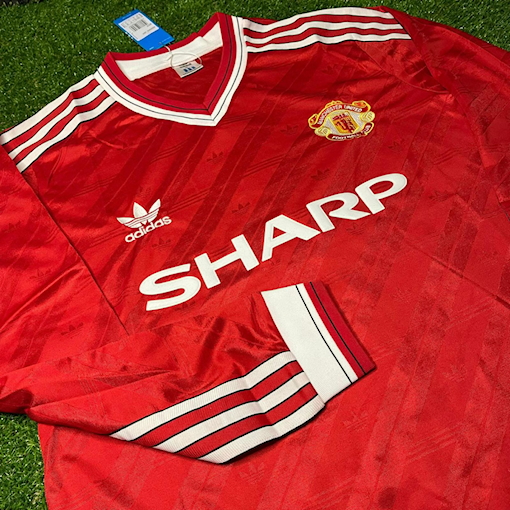 Picture of Manchester United 86/88 Home Long Sleeve