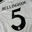 صورة Real Madrid 24/25 Home Bellingham Player Version Long - Sleeve