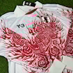 Picture of Japan 24/25  Y-3 Floral Print  White - Polo Long - Sleeve