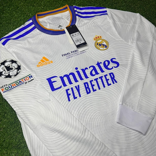 Picture of Real Madrid 21/22 Home Final Long - Sleeve Player Version