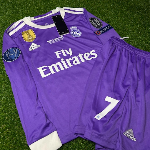 Picture of Real Madrid 16/17 Away Ronaldo Kids Long - Sleeve