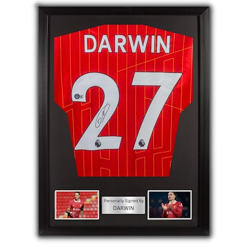 Picture of Darwin Nunez signed & framed