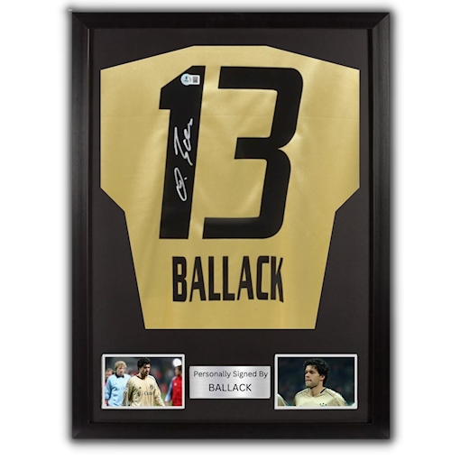 Picture of Ballack signed & framed