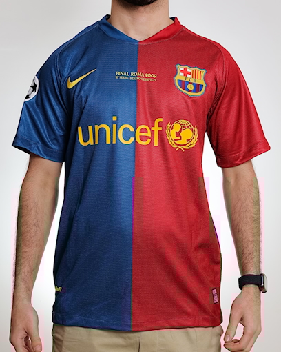 Picture of Barcelona 08/09 Home Final Messi Signature