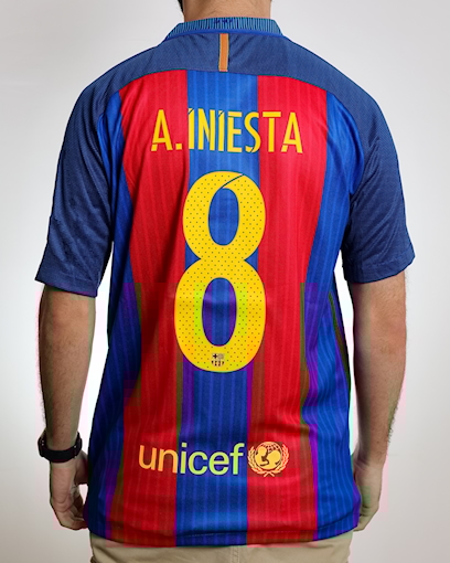 Picture of Barcelona 16/17 Home Iniesta