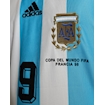 Picture of Argentina 1998 Home Batistuta