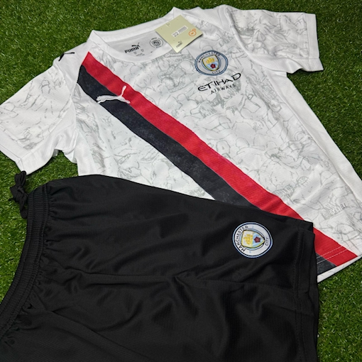 Picture of Manchester City 24/25 Away Kids Leaked
