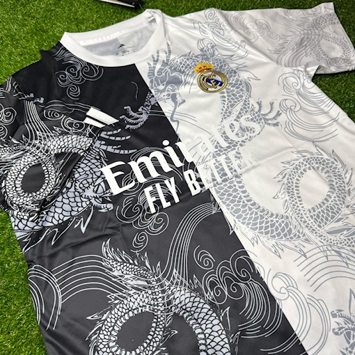 Picture of Real Madrid 2025 Split Dragon White/Black