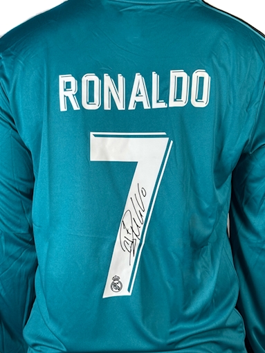Picture of Real Madrid 17/18 Third Final Ronaldo Signature Long Sleeve