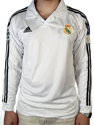 Picture of Real Madrid 01/02 Home Zidane Long - Sleeve