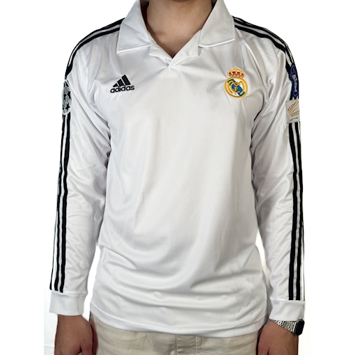 Picture of Real Madrid 01/02 Home Zidane Long - Sleeve