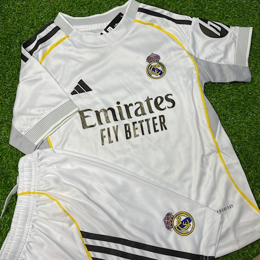 صورة Real Madrid 25/26 Home Kids