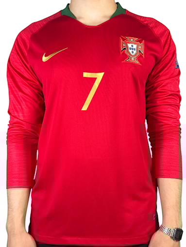 Picture of Portugal 2018 Home Ronaldo Long-sleeve