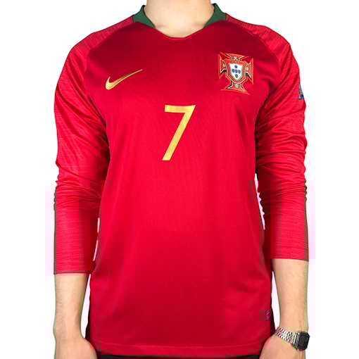 Picture of Portugal 2018 Home Ronaldo Long-sleeve