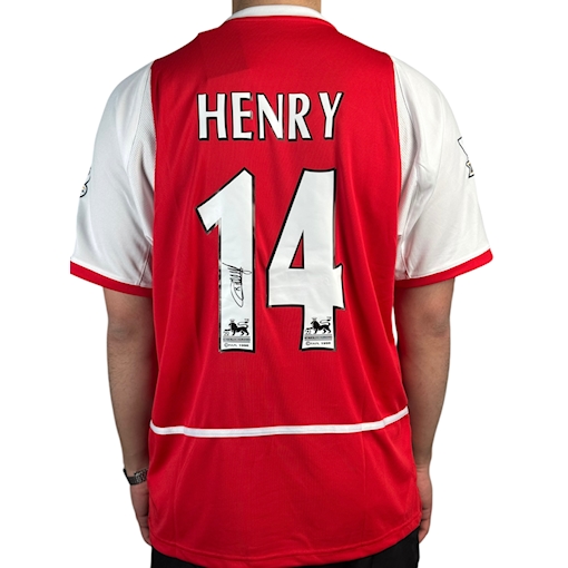 Picture of Arsenal 02/04 Home Henry Signature