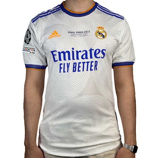Picture of Real Madrid 21/22 Home Final Benzema Player Version