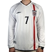 Picture of England 2002 Home Beckham Long-sleeve