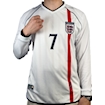 Picture of England 2002 Home Beckham Long-sleeve