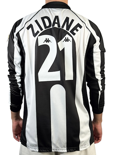 Picture of Juventus 97/98 Home Zidane Long - Sleeve