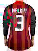 Picture of Ac Milan 08/09 Home Maldini Long-Sleeve