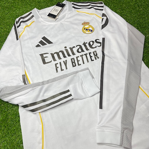 Picture of Real Madrid 25/26 Home Player Version Long - Sleeve