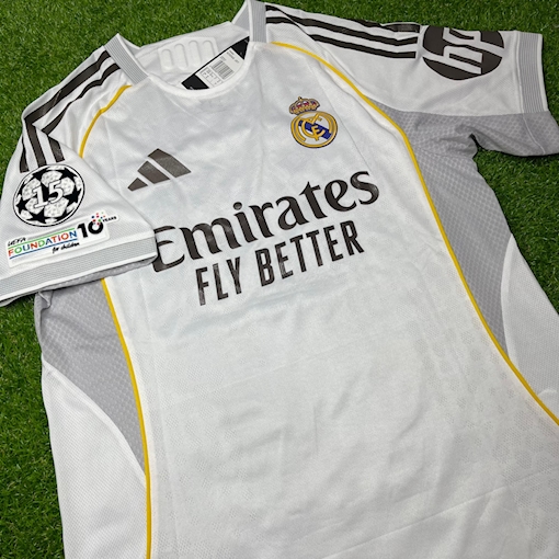 Picture of Real Madrid 25/26 Home Mbappé Player Version UCL