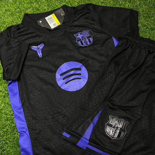 Picture of Barcelona X Kobe 25/26 Training Black/Blue Kids
