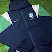 Picture of Brazil All Weather Windbreaker Jacket Deep Royal Blue/Green/White
