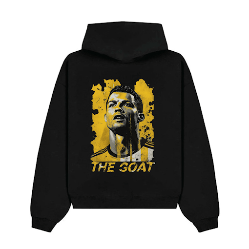 Picture of Ronaldo GOAT Yellow Hoodie