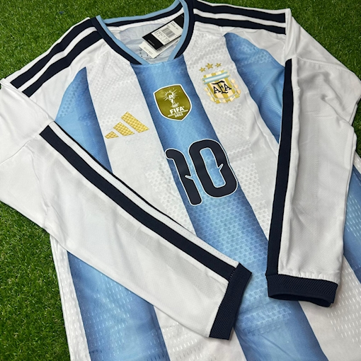 Picture of Argentina 2026 Home Messi Player Version Long - Sleeve