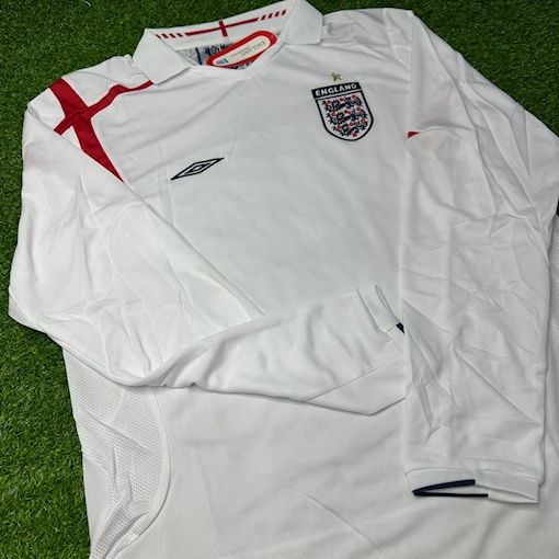 Picture of England 06/07 Home Long - sleeve