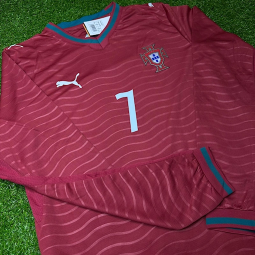 Picture of Portugal 2026 Home Ronaldo Long - Sleeve