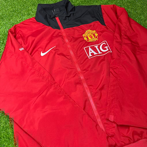 Picture of Manchester United 07/09 Vintage Windbreaker Jacket Red/Black