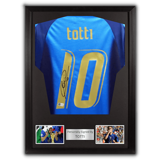 Picture of Totti signed & framed