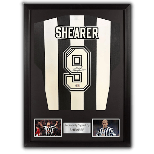 Picture of Shearer signed & framed