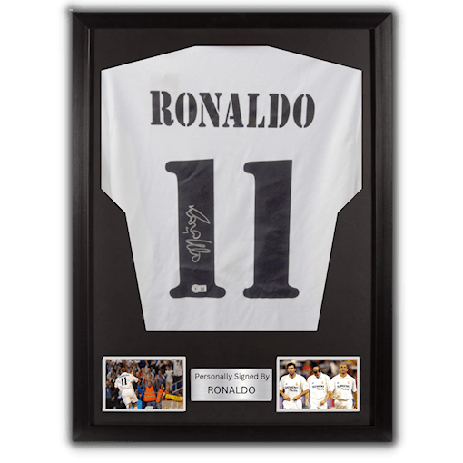 Picture of Ronaldo Nazario signed & framed