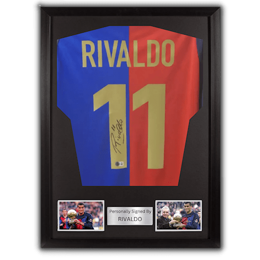Picture of Rivaldo signed & framed