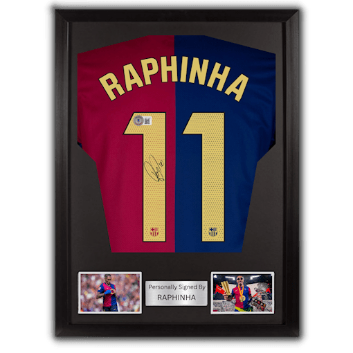 Picture of Raphinha signed & framed