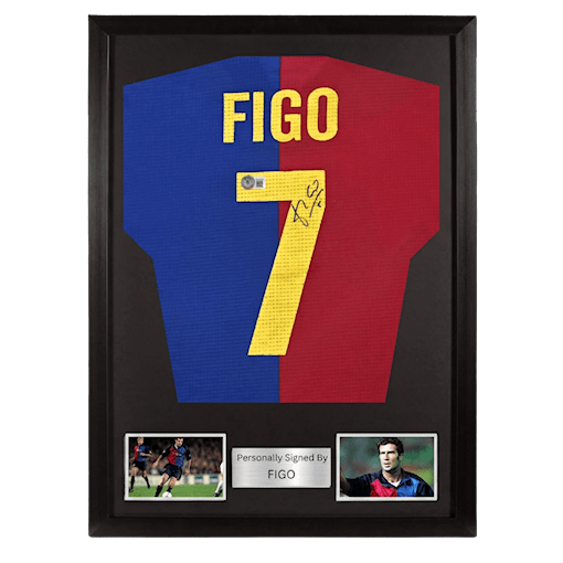Picture of Figo signed & framed