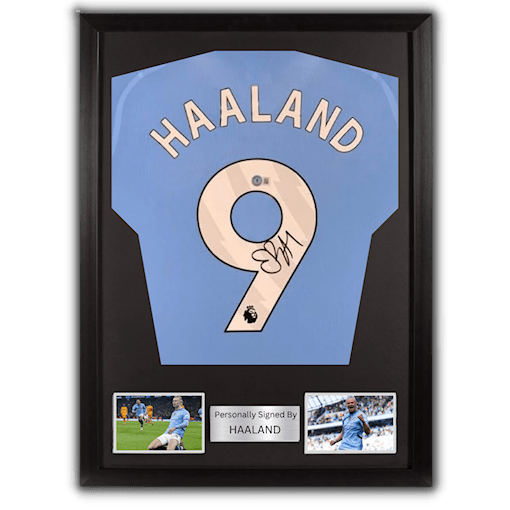 Picture of Haaland signed & framed