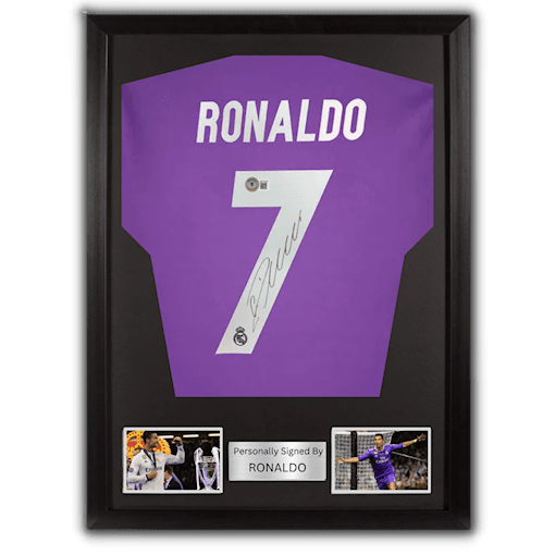 Picture of Cristiano Ronaldo signed & framed
