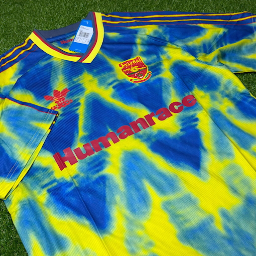 Picture of Arsenal X Human Race Retro Jersey Yellow - Blue