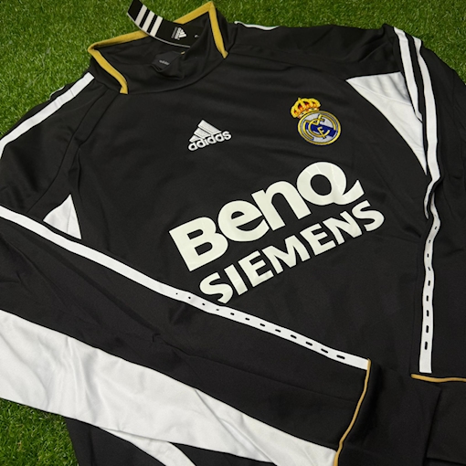Picture of Real Madrid 06/07 Black Long-Sleeve Training Shirt 