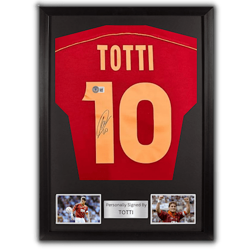 Picture of Totti signed & framed