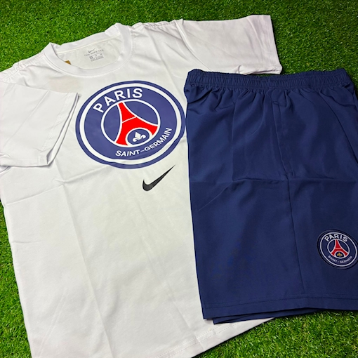 Picture of Psg Casual Training Kit White /Blue